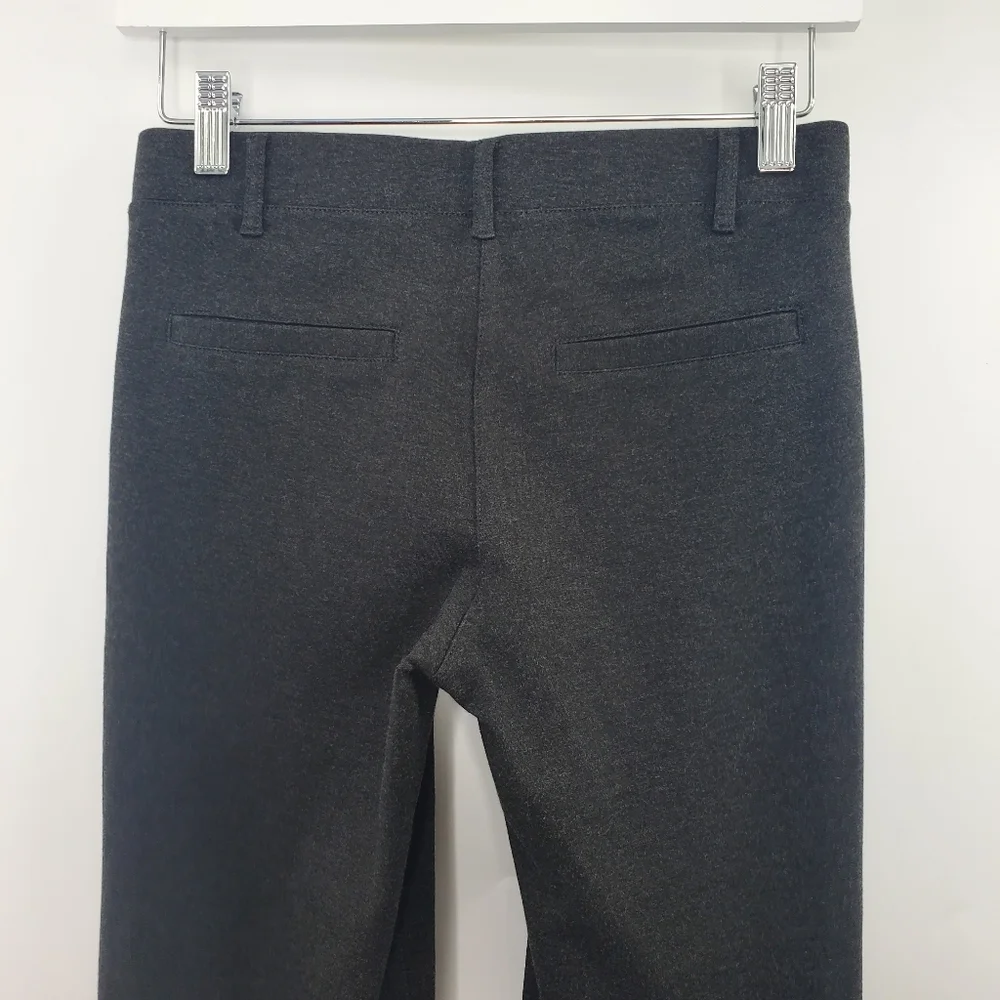Betabrand Dress Pant Yoga Pants Straight-Leg Classic Charcoal Gray - Picture 5 of 7